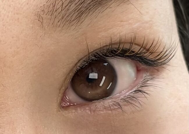 最新カラーエクステ写真